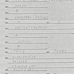 Eastern questionnaire, answ...