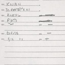 Eastern questionnaire, answ...
