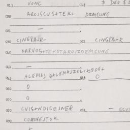 Eastern questionnaire, answ...