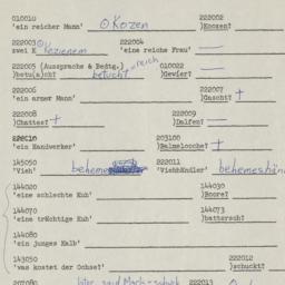 Western questionnaire, answ...