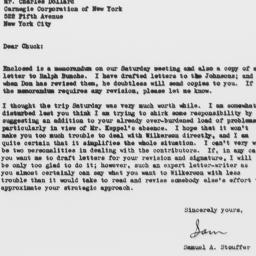 Letter from Samuel A. Stouf...