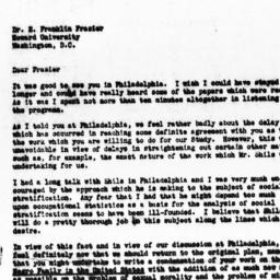 Letter from Guy B. Johnson ...