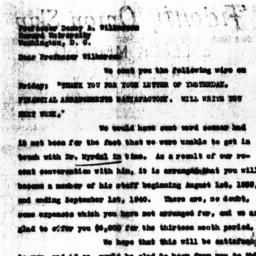 Letter from John M. Russell...