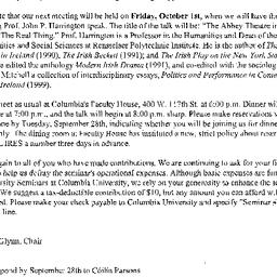 Announcements, 2004-10-01. ...