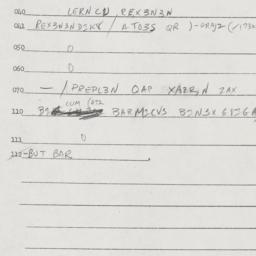 Eastern questionnaire, answ...