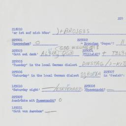 Western questionnaire, answ...