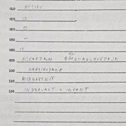 Eastern questionnaire, answ...