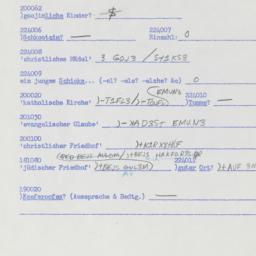 Western questionnaire, answ...