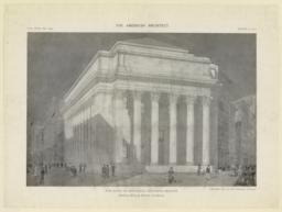 The Bank of Montreal, Winnipeg Branch. McKim, Mead & White, Architects