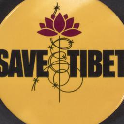Save Tibet button by U.S. T...