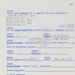 Western questionnaire, answ...