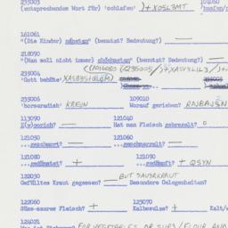 Western questionnaire, answ...