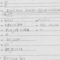 Eastern questionnaire, answ...