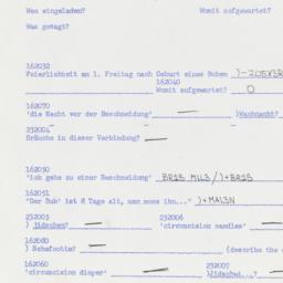 Western questionnaire, answ...