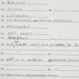 Eastern questionnaire, answ...