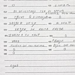 Eastern questionnaire, answ...