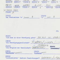 Western questionnaire, answ...