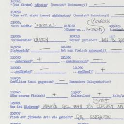 Western questionnaire, answ...