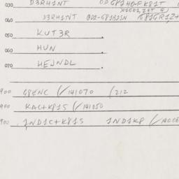 Eastern questionnaire, answ...