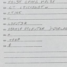 Eastern questionnaire, answ...