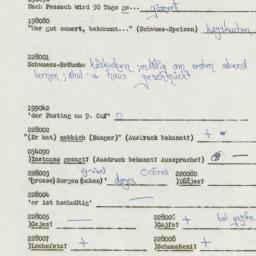 Western questionnaire, answ...