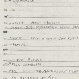 Eastern questionnaire, answ...