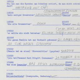 Western questionnaire, answ...