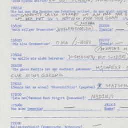 Western questionnaire, answ...