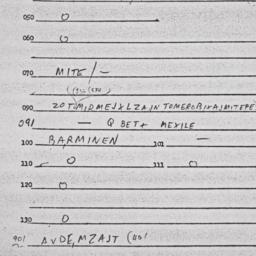 Eastern questionnaire, answ...