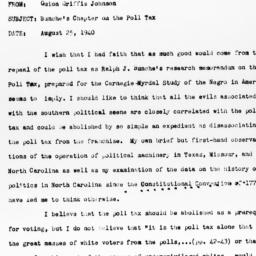 Memorandum from Guion Griff...