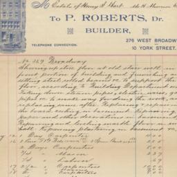 P. Roberts. Letter