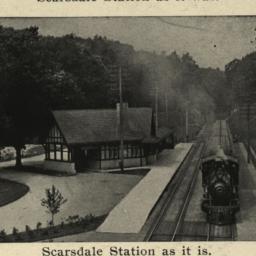 Scarsdale Station as It Was...