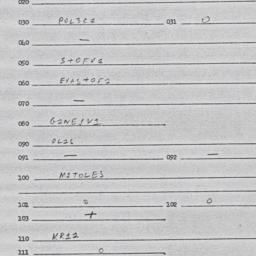 Eastern questionnaire, answ...