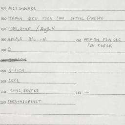 Eastern questionnaire, answ...