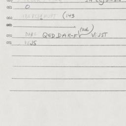 Eastern questionnaire, answ...