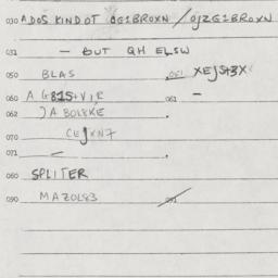 Eastern questionnaire, answ...