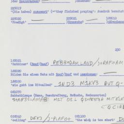 Western questionnaire, answ...