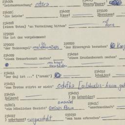 Western questionnaire, answ...
