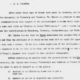 Memorandum from Samuel A. S...