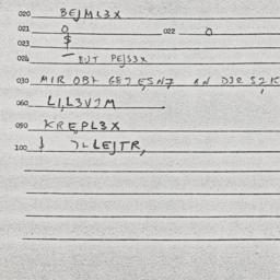 Eastern questionnaire, answ...