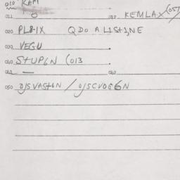 Eastern questionnaire, answ...