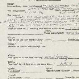 Western questionnaire, answ...
