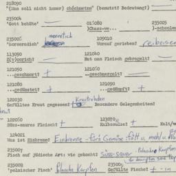 Western questionnaire, answ...