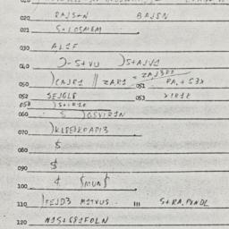 Eastern questionnaire, answ...
