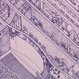 Axonometric drawing.
