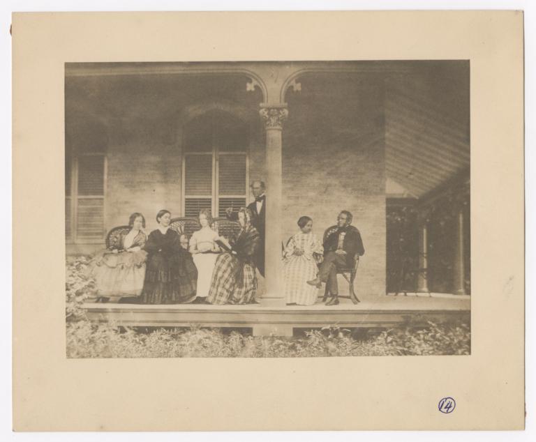 Seven People on Porch