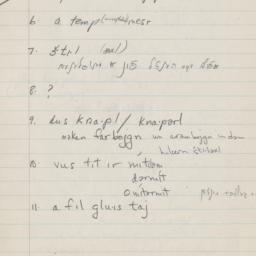 Eastern questionnaire, blue...