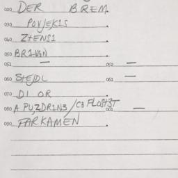 Eastern questionnaire, answ...