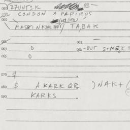 Eastern questionnaire, answ...