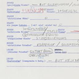 Western questionnaire, answ...